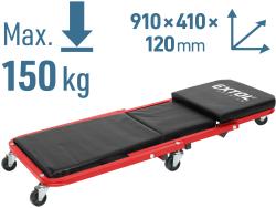 2-funkciós szerelőszék, és autó-aláfekvő ágy, gurulós, max.: 150 kg