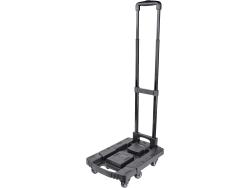 kézikocsi, összecsukható, max.teherbírás:100kg, 6 db kerék