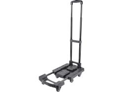 kézikocsi, összecsukható, max.teherbírás:100kg, 6 db kerék