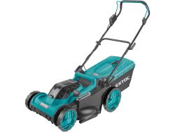 akkus fűnyíró gép, SHARE20V, 20V, 2×2000mAh, Li-ion, vágási kapacítás 43cm, állítható magasság, szénkefe mentes