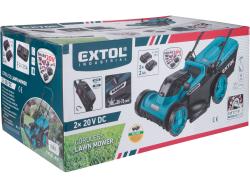 akkus fűnyíró gép, SHARE20V, 20V,  AKKU és TÖLTŐ NÉLKÜL! vágási kapacítás 43cm, állítható magasság, szénkefe mentes
