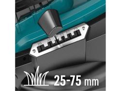 akkus fűnyíró gép, SHARE20V, 20V,  AKKU és TÖLTŐ NÉLKÜL! vágási kapacítás 43cm, állítható magasság, szénkefe mentes