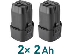 akkus fúrócsavarozó, 16 V, Li-ion, , kefementes, 2db akku, 1db töltő, 2000 mAh, 50/25 Nm