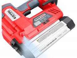 akkus szög- és kapocs belövő gép, Share20V, 20V, Li-ion, 1db akku, 1db töltő, 2000 mAh, 100 lövés/perc
