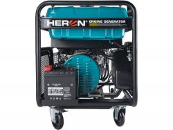 benzinmotoros áramfejlesztő,  13/11 kVA, három- és egyfázisú, benzin üzemű, önindítós