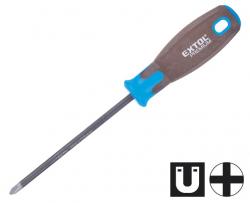 csavarhúzó, PH, CV., mágneses, SUPERGRIP markolat; PH0×75mm