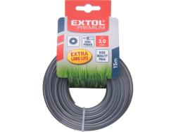 damil szegélynyíró géphez 2,7 mm, kör keresztmetszetű, fekete közép/dual power, 15m