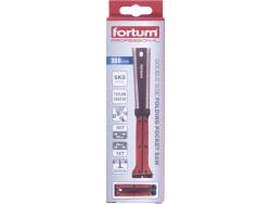 fafűrész, összecsukható, teljes/penge hossz: 300/140 mm, teflon bevonatú penge SK5 acélból, kétoldalas