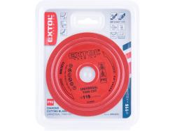 gyémántvágó, extra vékony vágás: 1,2mm vastagság; 115×22,2mm, száraz és vizes vágásra