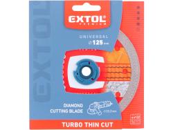 gyémántvágó, ipari korong, TURBO Thin Cut, extra vékony vágás: 1,4mm vastagság; 125×22,2mm, száraz és vizes vágásra