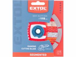 gyémántvágó szegmenses; 115×22,2mm, max.13.000 f/min