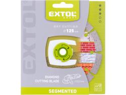 gyémántvágó szegmenses; 125×22,2×1,8mm, max.12.200 f/min