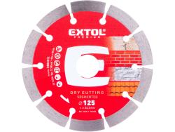 gyémántvágó szegmenses; 125×22,2×1,8mm, max.12.200 f/min