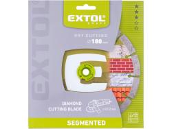 gyémántvágó szegmenses; 180×22,2mm, max.8.600 f/min