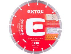 gyémántvágó szegmenses; 230×22,2×2,6mm, max.6.600 f/min