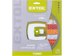 gyémántvágó TURBO; 230×2,6×22,2mm, max.6.600 ford/perc