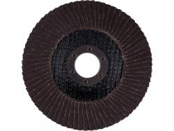 lamellás csiszoló acél, Alu, műa. és fa munkadarabok csiszolására, 115×22mm; P100, kúpos,max.:13.200 ford./perc, EN13743