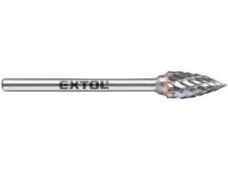 mini keményfém turbómaró (rotormaró), íves, hegyes orrú, átmérő 6×13mm/szár 3mm, keresztfogazás