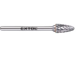 mini keményfém turbómaró (rotormaró), íves, kerek orrú, átmérő 6×13mm/szár 3mm, keresztfogazás