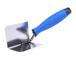 sarokkanál belső, rozsdamentes, 120×60mm, SOFT gumi nyél