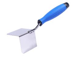 sarokkanál külső, rozsdamentes, 120×60mm, SOFT gumi nyél