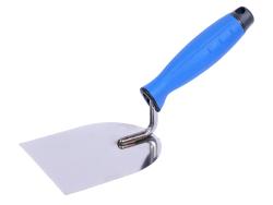 stukkó simító, rozsdamentes, 60mm, SOFT gumi nyél