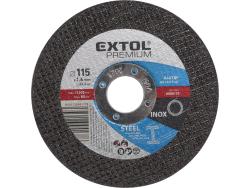 vágókorong acélhoz/inoxhoz, kék; 115×1,6×22,2mm, max 13300 ford/perc, (darabáras, de csak ötösével rendelhető)